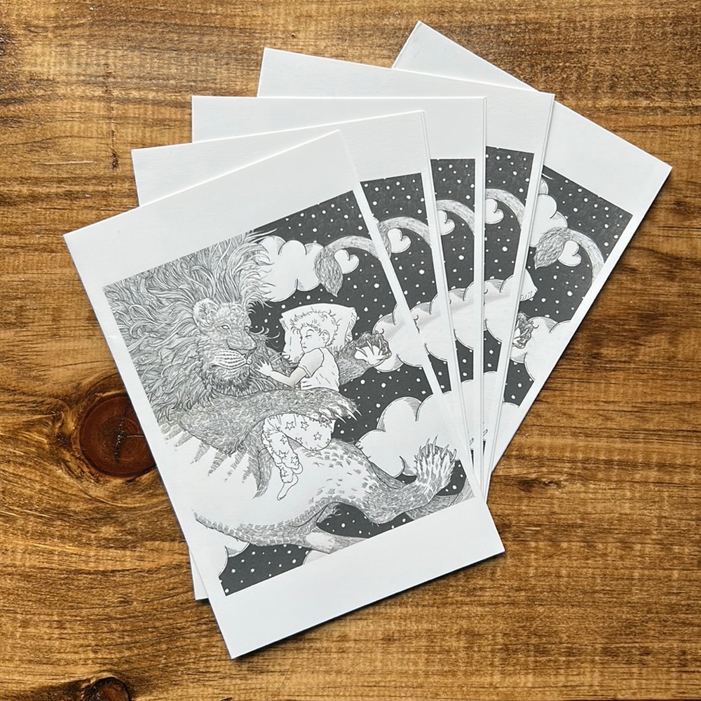 Set of 5 greeting cards